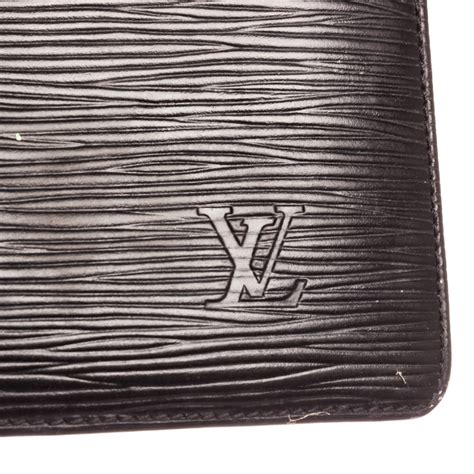 louis vuitton epi leather black|Louis Vuitton epi leather wallet.